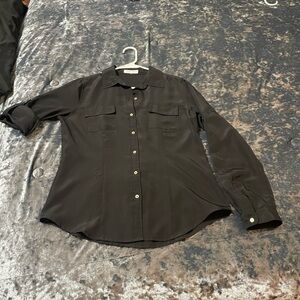 Calvin Klein Black Button Down Shirt